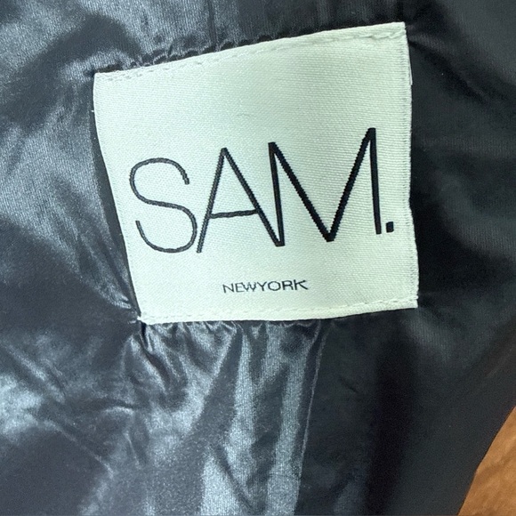 SAM. Red Puffer Vest medium Christmas holiday size medium - Picture 5 of 9